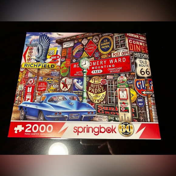 Other - SpringBok Route 66 2000 pc Puzzle